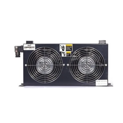 60L OEM 油圧ミニエアクーラー空冷オイルラジエータープレート-電動ファン付きフィン熱交換器 12/24V 220/380V